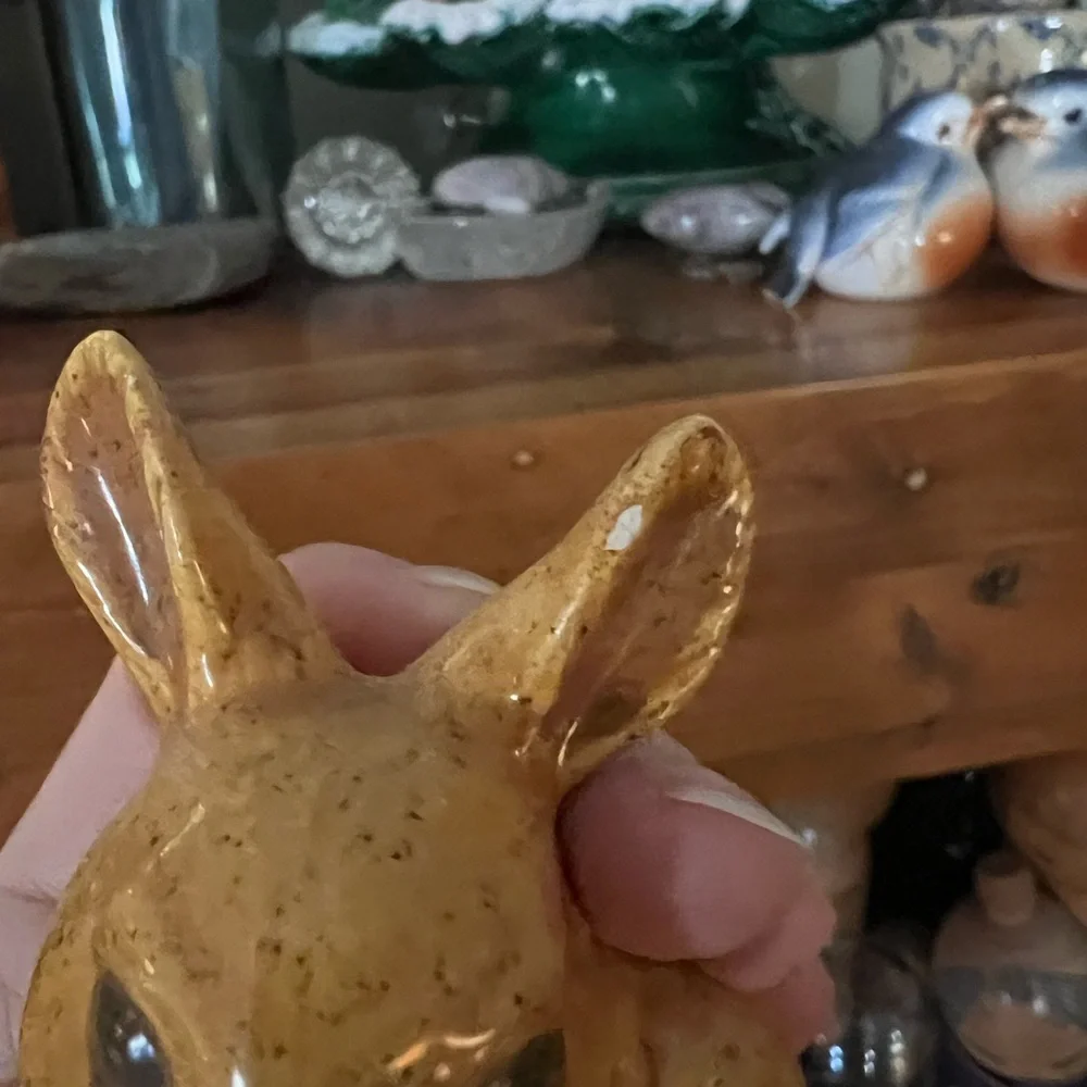 Charming Brown Bunny Figurines - Picture 2 of 2